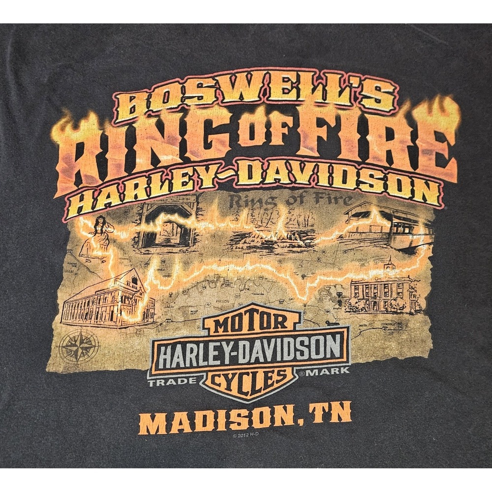 Harley Davidson Madison Tennessee T-Shirt Men's Size 2XL